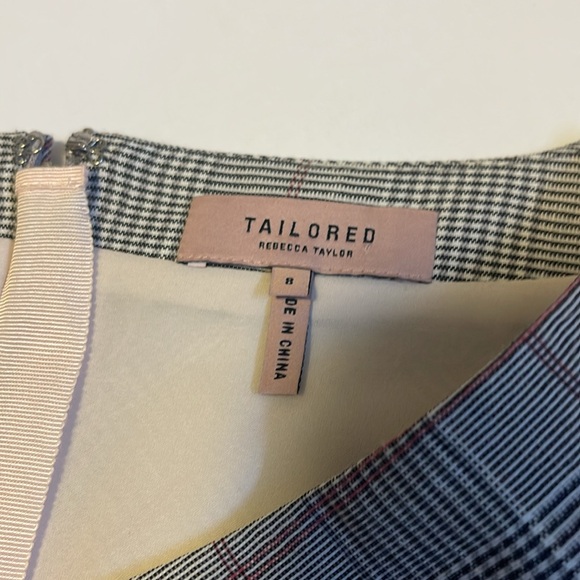 Rebecca Taylor Crosshatch Sleeveless Top - Women’s Size 8 - Picture 4 of 7